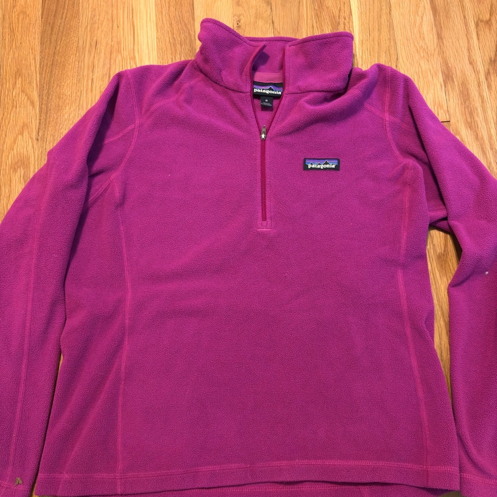 Women’s Pink Patagonia Fleece Half Zip